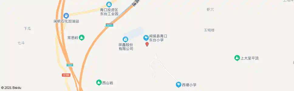 福州东台村委_公交站地图_福州公交_妙搜公交查询2025