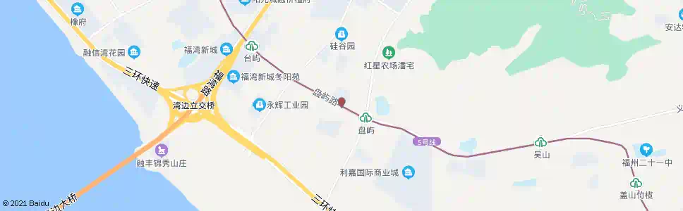 福州盘屿路_公交站地图_福州公交_妙搜公交查询2025