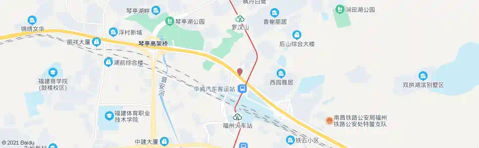 福州罗汉山隧道东_公交站地图_福州公交_妙搜公交查询2025