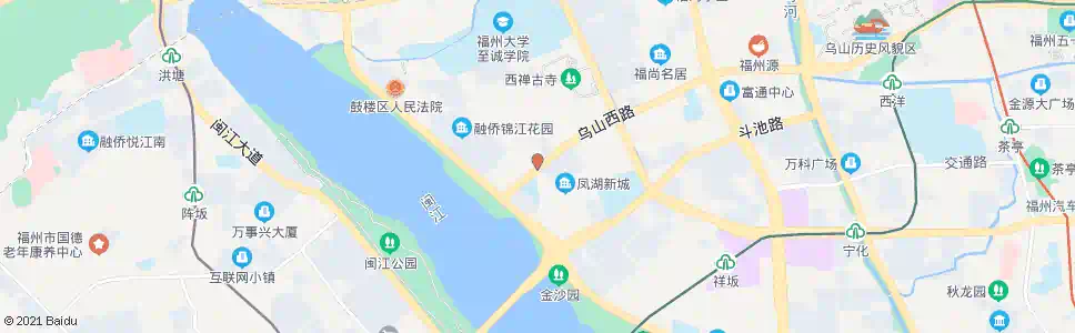 福州乌山西路_公交站地图_福州公交_妙搜公交查询2025