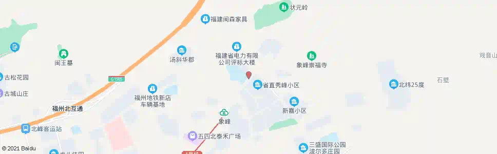 福州检察官学院(岭下)_公交站地图_福州公交_妙搜公交查询2025