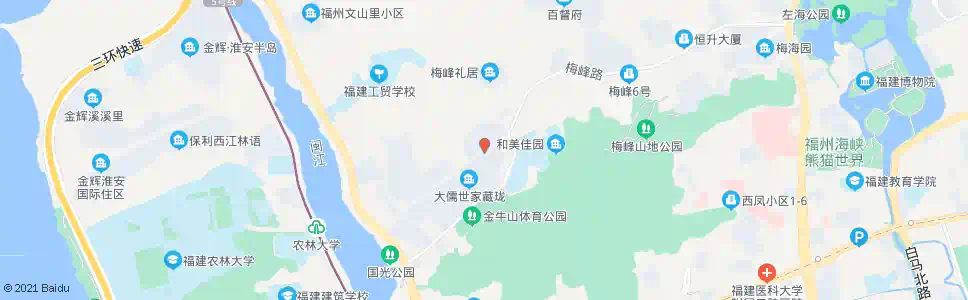 福州梅亭部队_公交站地图_福州公交_妙搜公交查询2025