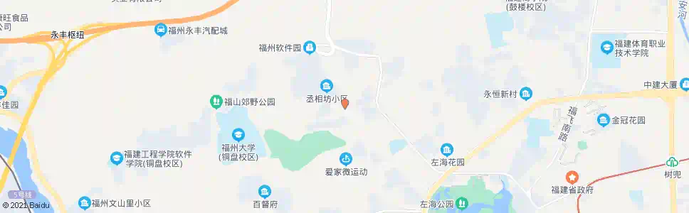 福州东坑(五凤兰庭)_公交站地图_福州公交_妙搜公交查询2025