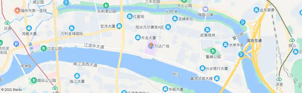 福州金融街万达广场_公交站地图_福州公交_妙搜公交查询2025