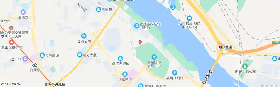 福州公交海峡国际会展中心西站_公交站地图_福州公交_妙搜公交查询2025