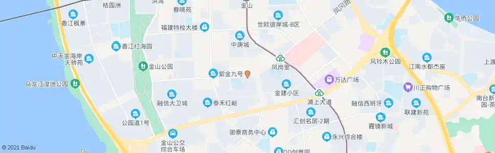 福州凤冈路_公交站地图_福州公交_妙搜公交查询2025
