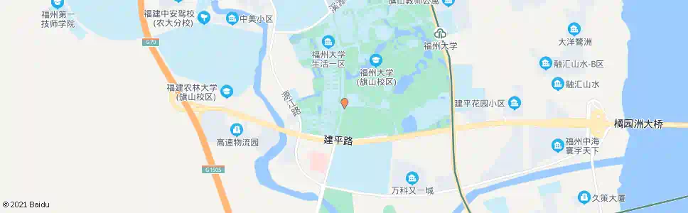 福州福大西门_公交站地图_福州公交_妙搜公交查询2025