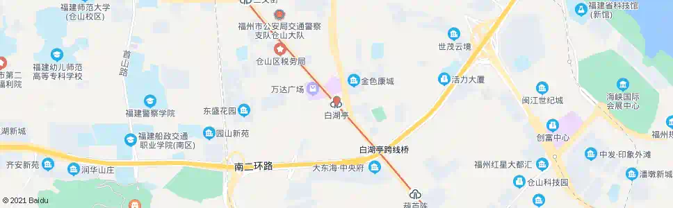 福州白湖亭站_公交站地图_福州公交_妙搜公交查询2025
