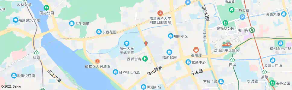 福州福大东门_公交站地图_福州公交_妙搜公交查询2025