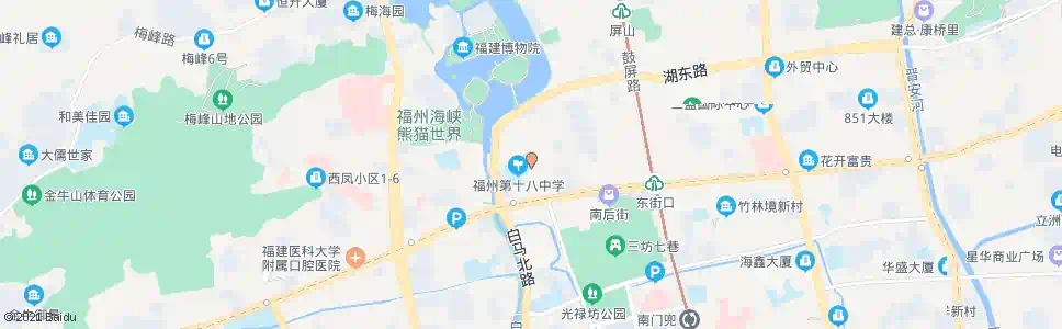 福州通湖路口(福州十八中)_公交站地图_福州公交_妙搜公交查询2025