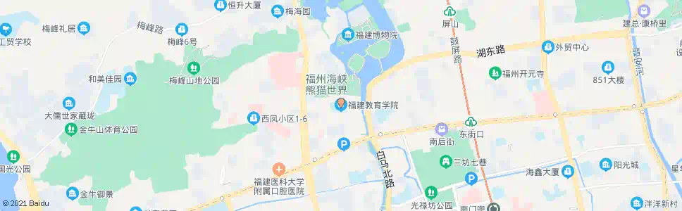 福州大学城福州教育学院_公交站地图_福州公交_妙搜公交查询2025