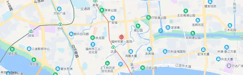 福州市一医院_公交站地图_福州公交_妙搜公交查询2025