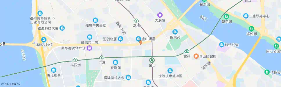 福州金山明星_公交站地图_福州公交_妙搜公交查询2025