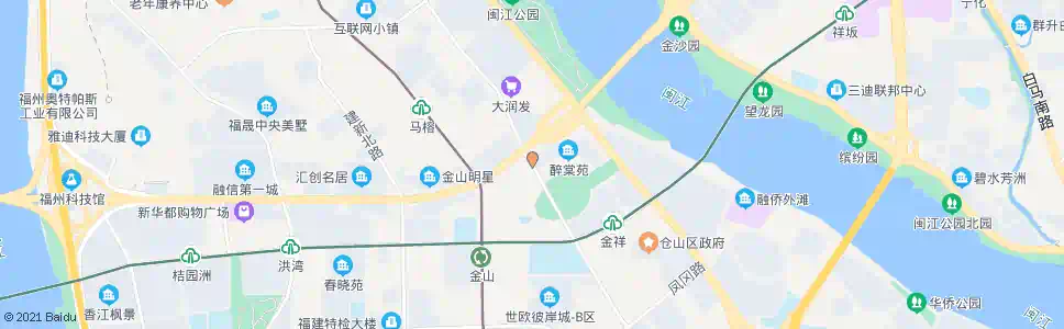 福州金山新华图书城_公交站地图_福州公交_妙搜公交查询2025