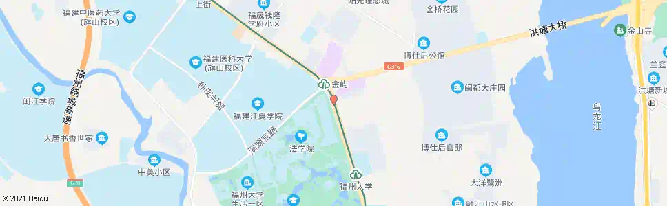 福州博仕后购物广场_公交站地图_福州公交_妙搜公交查询2025
