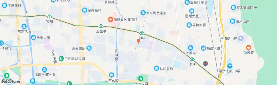福州盛天现代城(前屿村)_公交站地图_福州公交_妙搜公交查询2025