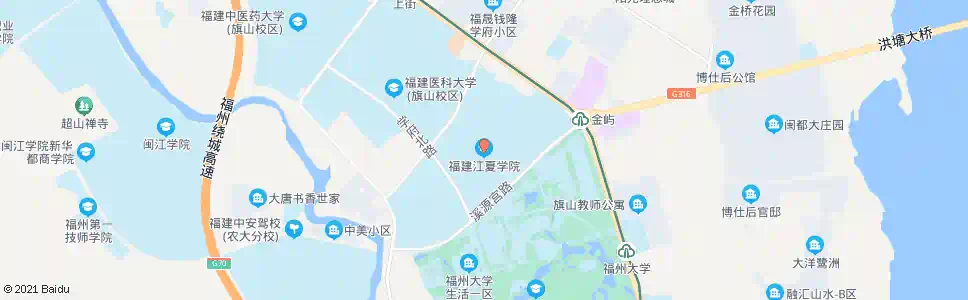 福州江夏学院_公交站地图_福州公交_妙搜公交查询2025