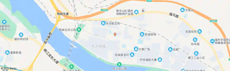 福州江滨中学_公交站地图_福州公交_妙搜公交查询2025