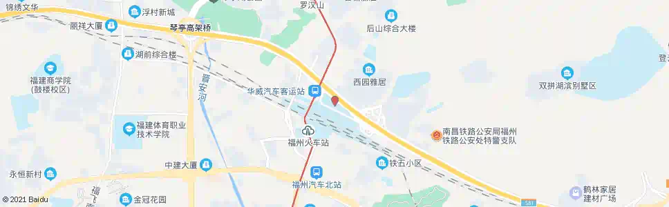 福州三环西园路口_公交站地图_福州公交_妙搜公交查询2025