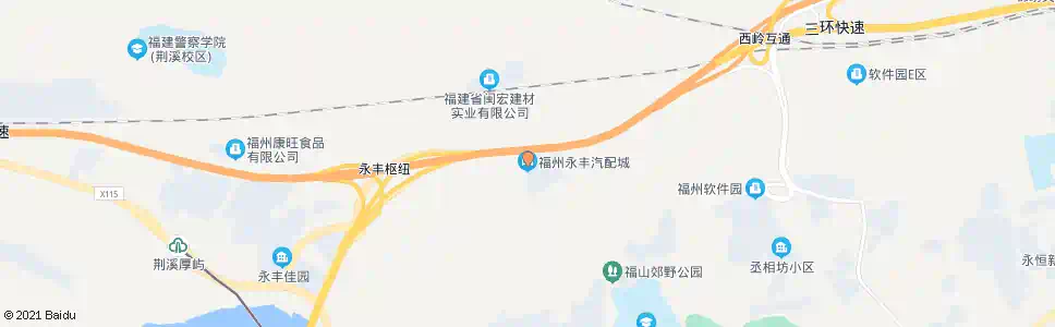 福州晋安汽配城_公交站地图_福州公交_妙搜公交查询2025