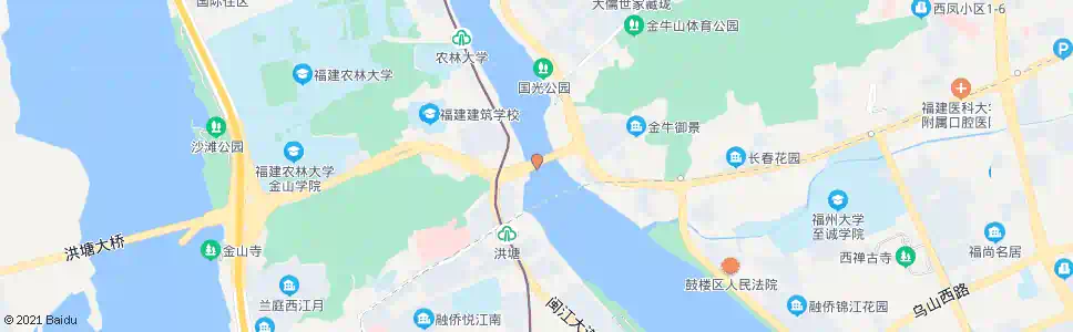 福州洪山桥头_公交站地图_福州公交_妙搜公交查询2025