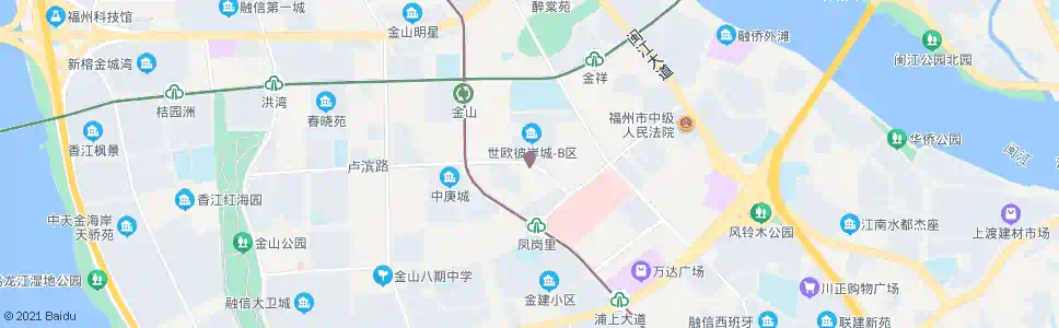 福州彼岸城C区_公交站地图_福州公交_妙搜公交查询2025