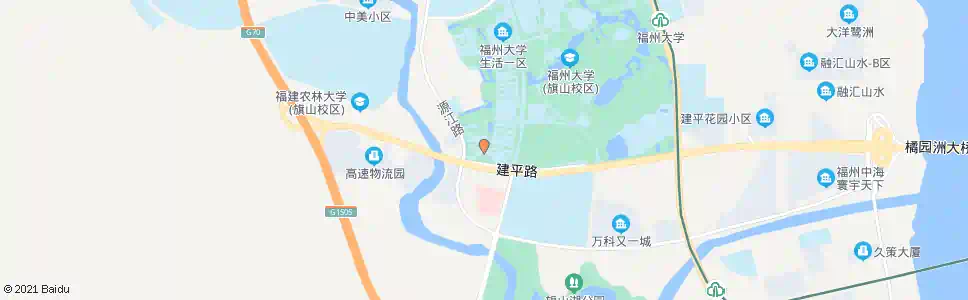 福州福大新区学生公寓_公交站地图_福州公交_妙搜公交查询2025