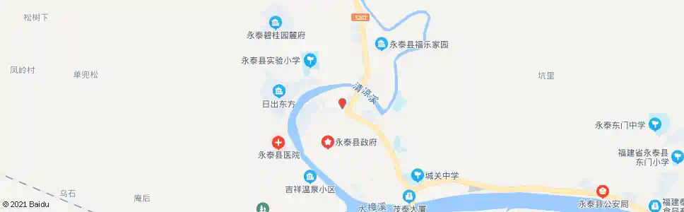 福州永泰北门_公交站地图_福州公交_妙搜公交查询2025