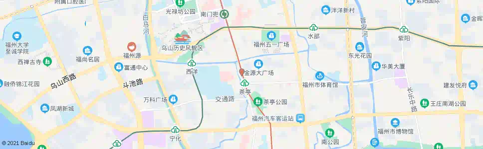 福州茶亭(附一医院)_公交站地图_福州公交_妙搜公交查询2025