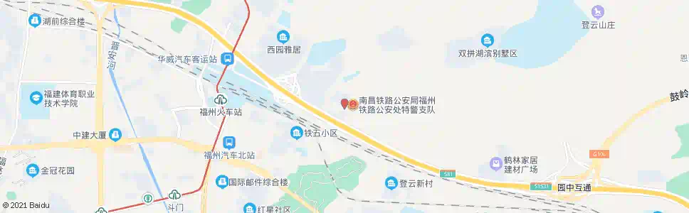 福州红星老人公寓_公交站地图_福州公交_妙搜公交查询2025