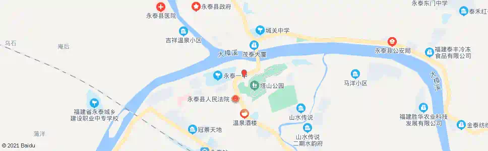 福州永泰交管大队_公交站地图_福州公交_妙搜公交查询2025