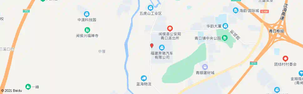 福州戴姆勒公司_公交站地图_福州公交_妙搜公交查询2025