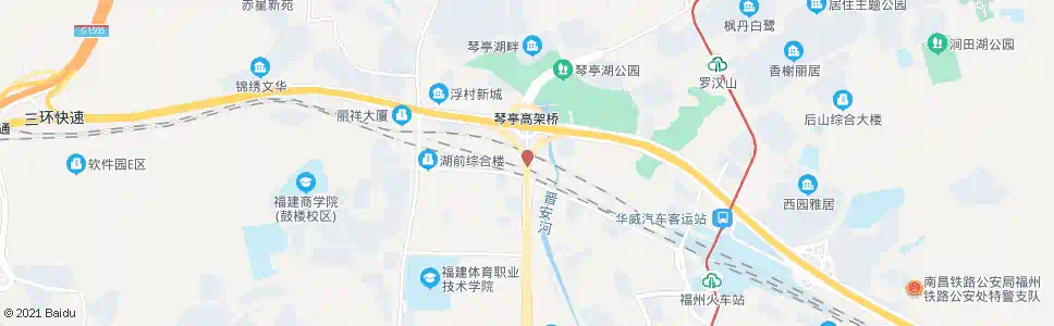 福州琴亭高架桥(东浦路)_公交站地图_福州公交_妙搜公交查询2025