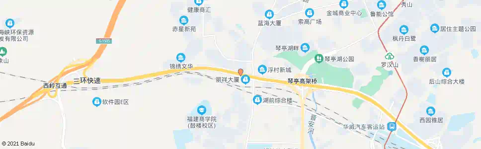 福州三环福飞路口(西)_公交站地图_福州公交_妙搜公交查询2025
