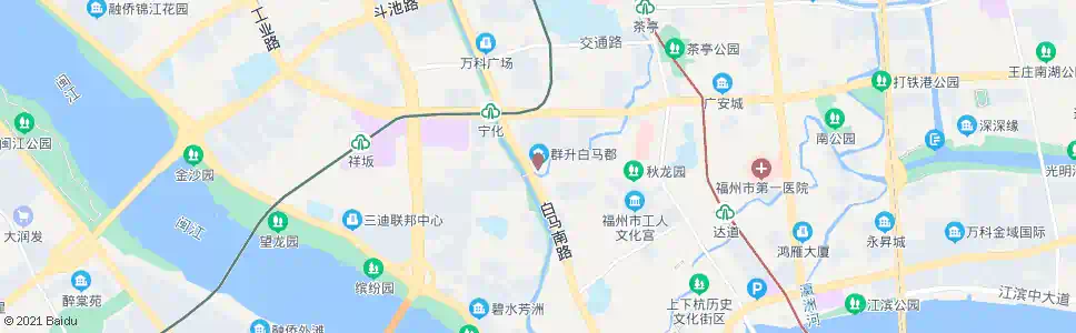 福州浦东(白马路)_公交站地图_福州公交_妙搜公交查询2025