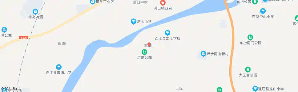 福州洪塘村(连江县)_公交站地图_福州公交_妙搜公交查询2025