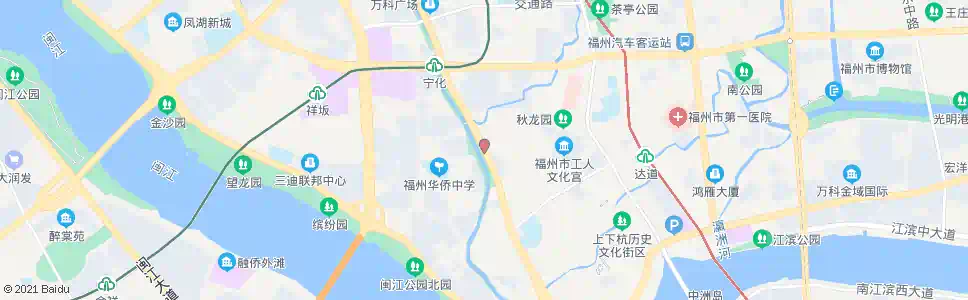 福州华侨中学(红旗村)_公交站地图_福州公交_妙搜公交查询2025