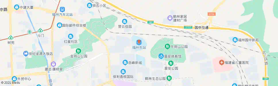 福州岭东_公交站地图_福州公交_妙搜公交查询2025