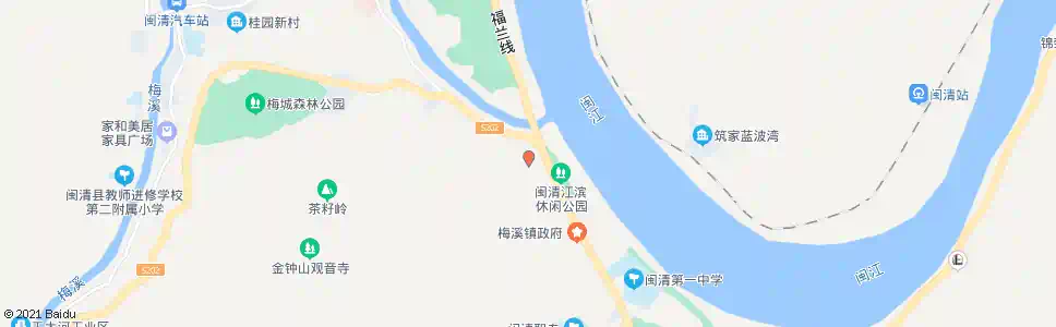 福州溪口(闽清县)_公交站地图_福州公交_妙搜公交查询2025