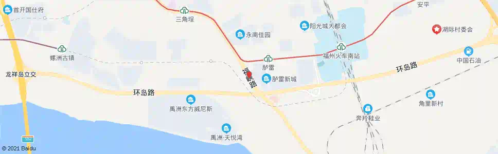 福州胪雷亭_公交站地图_福州公交_妙搜公交查询2025