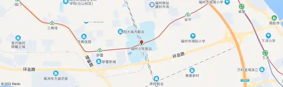 福州南林庄_公交站地图_福州公交_妙搜公交查询2025