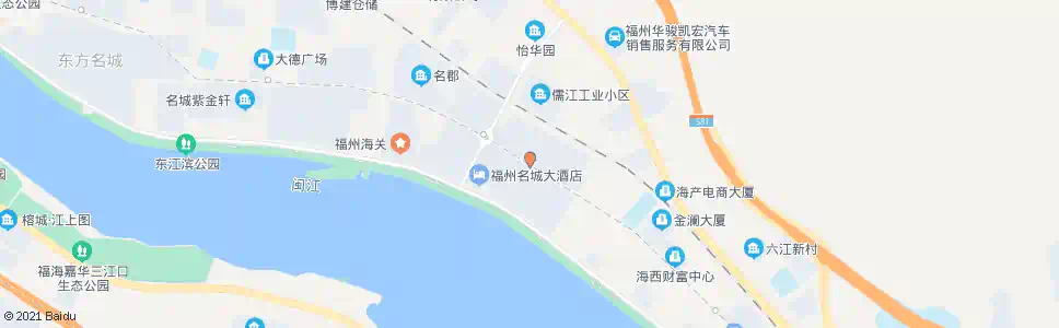 福州名城港湾_公交站地图_福州公交_妙搜公交查询2025