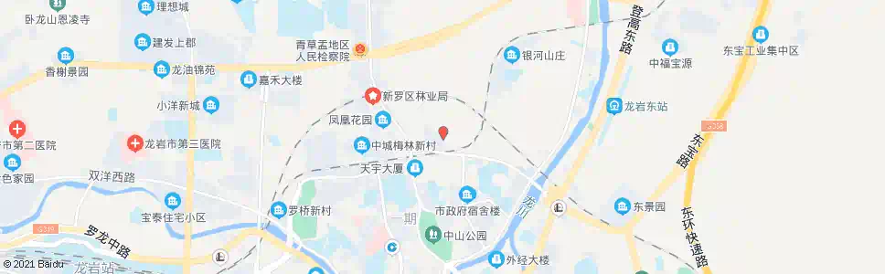 龙岩北园一巷_公交站地图_龙岩公交_妙搜公交查询2025