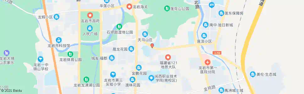 龙岩莲花山南大门_公交站地图_龙岩公交_妙搜公交查询2025