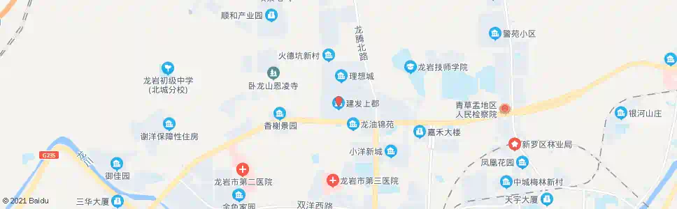 龙岩建发上郡_公交站地图_龙岩公交_妙搜公交查询2025