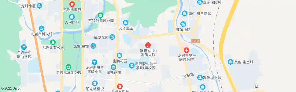 龙岩121地质队_公交站地图_龙岩公交_妙搜公交查询2025
