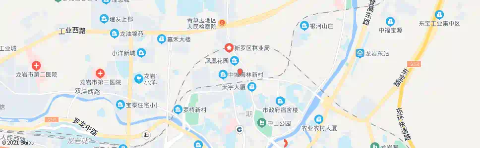 龙岩凤凰山庄_公交站地图_龙岩公交_妙搜公交查询2025