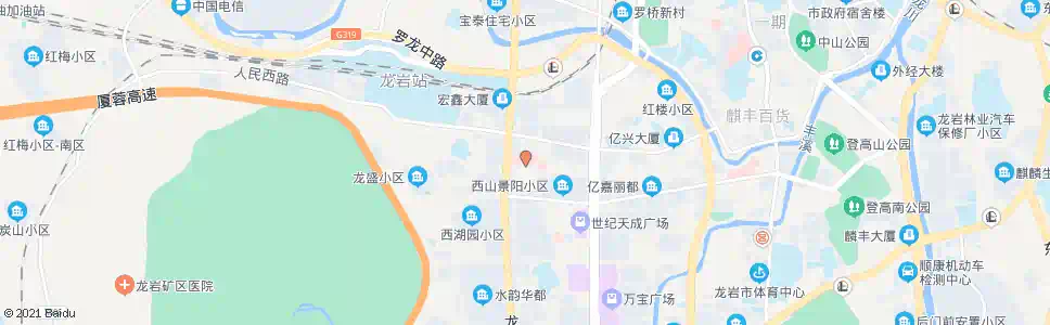 龙岩中医院_公交站地图_龙岩公交_妙搜公交查询2025