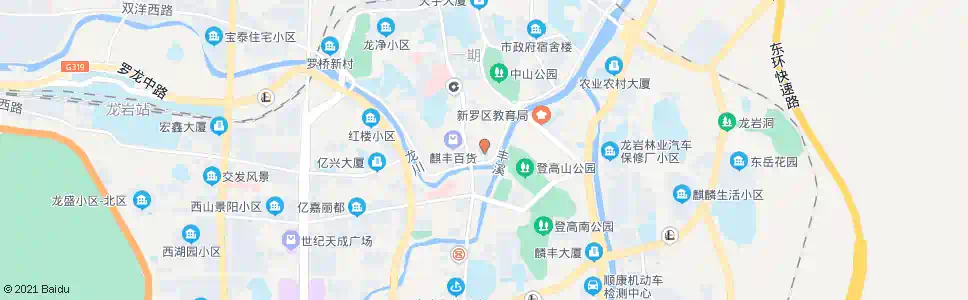 龙岩中街小学_公交站地图_龙岩公交_妙搜公交查询2025