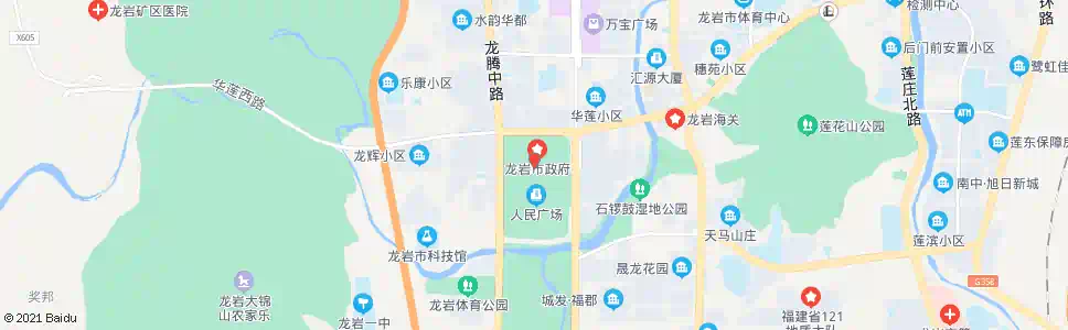 龙岩美食城东区_公交站地图_龙岩公交_妙搜公交查询2025